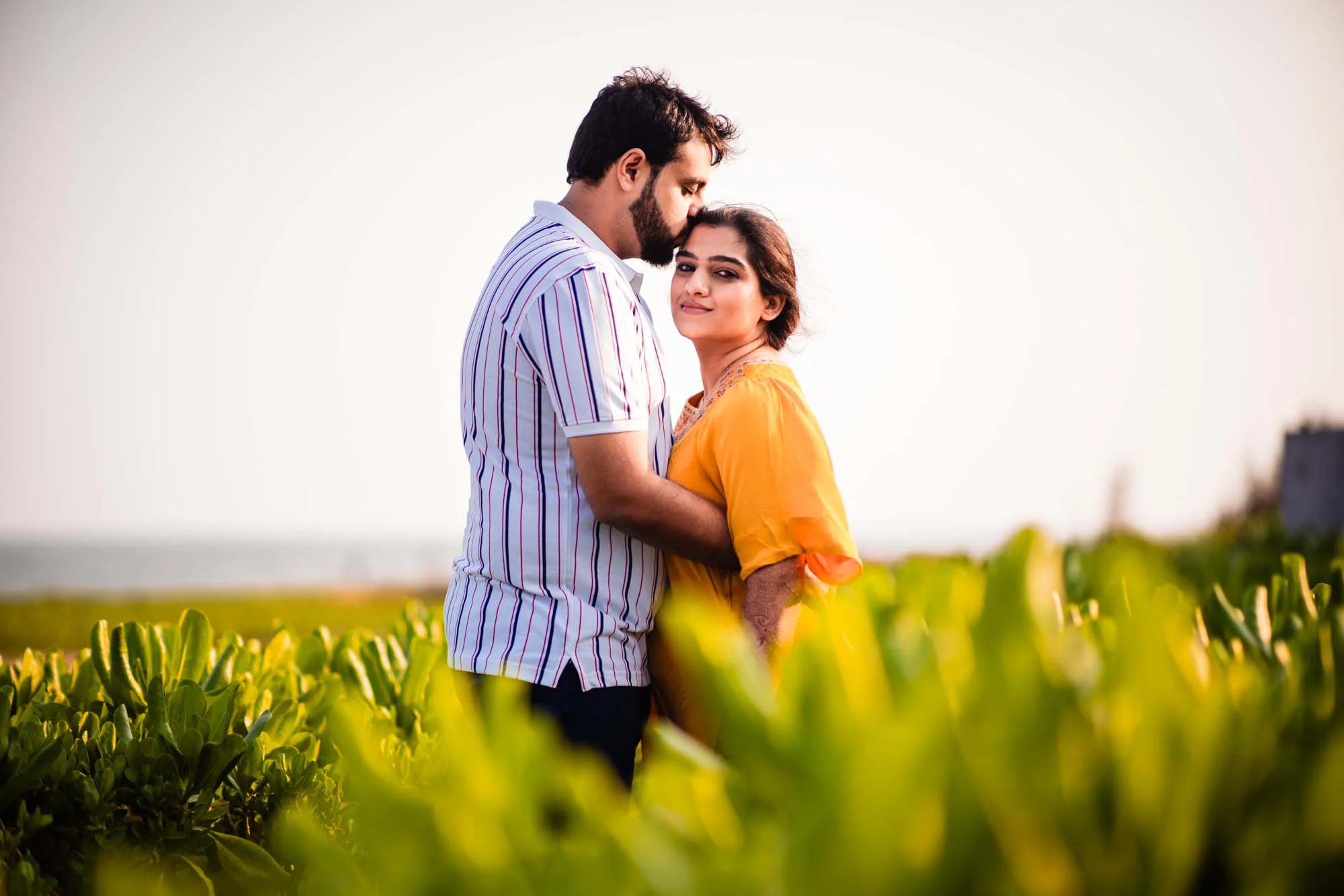 Golden hour pre wedding shoot